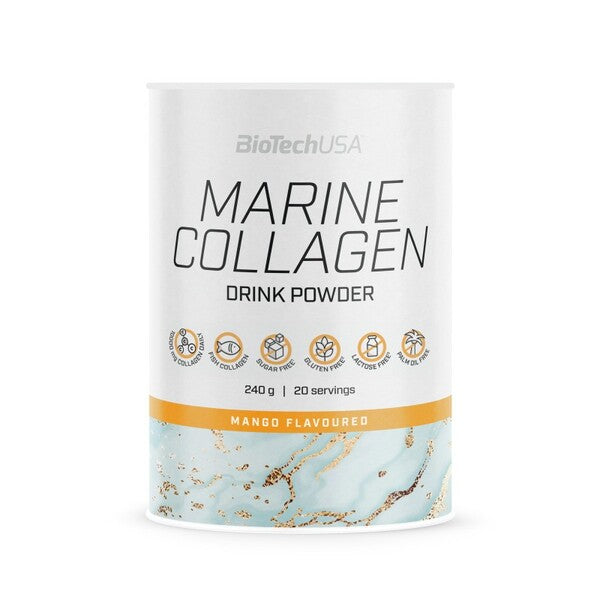 BioTechUSA - Marine Collagen, Mango - 240g