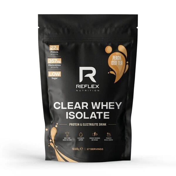 Reflex Nutrition Clear Whey Isolate Peach Iced Tea - 510g