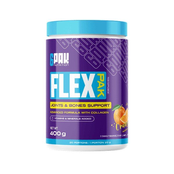 6PAK Flex Pak Orange 400g