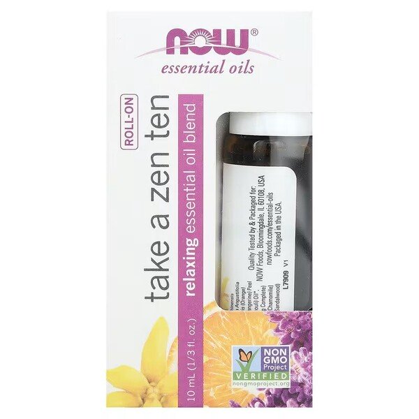 NOW Foods - Essential Oil Roll-On, Take a Zen Ten - 10 ml.
