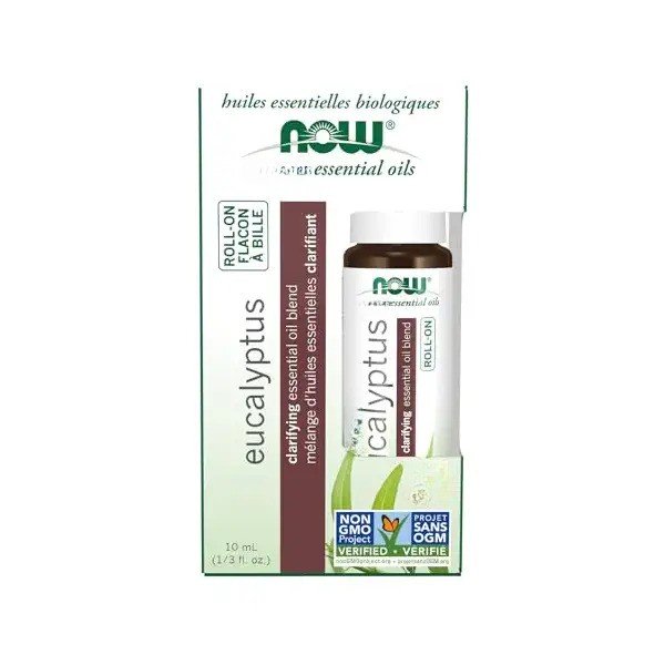 NOW Foods - Essential Oil Roll-On, Eucalyptus - 10 ml.