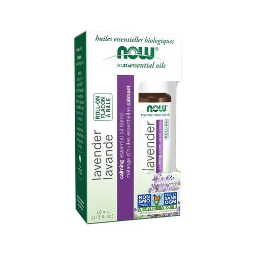 NOW Foods - Essential Oil Roll-On, Lavender - 10 ml.