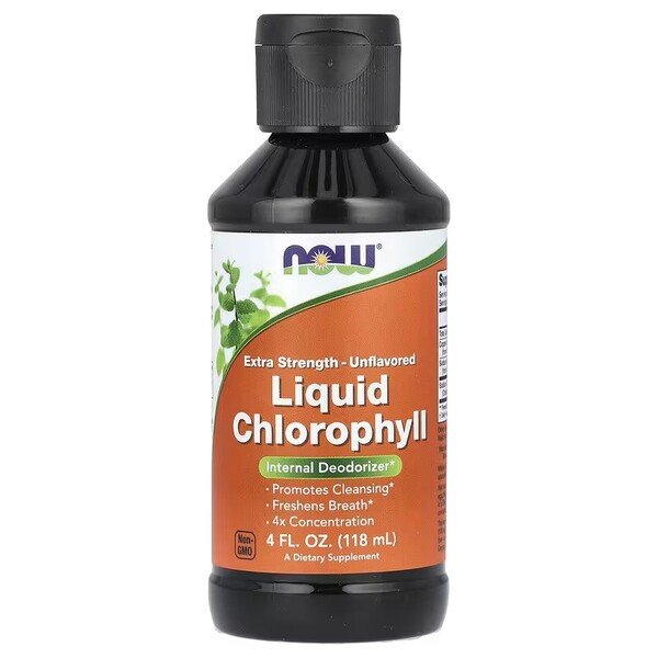 NOW Foods - Extra Strength Liquid Chlorophyll, Unflavoured - 118 ml.