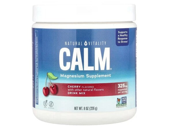 Natural Vitality Calm Magnesium Powder Cherry - 226g
