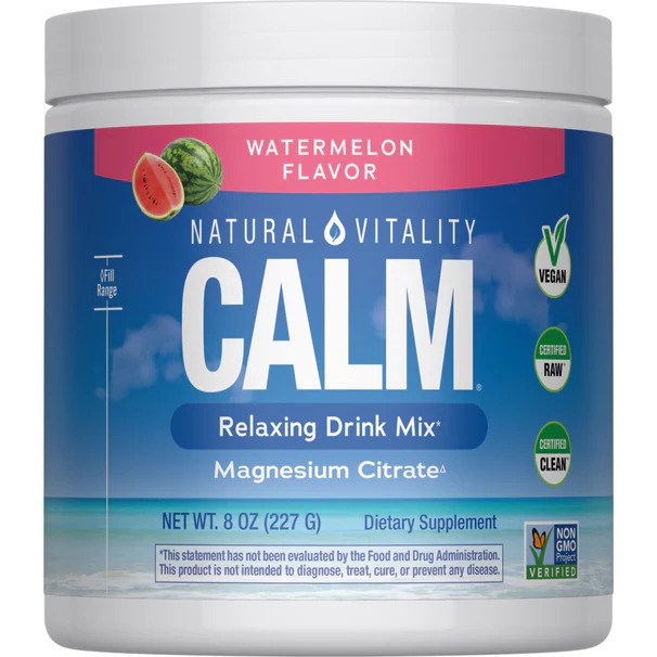 Natural Vitality Calm Magnesium Powder Watermelon - 227g