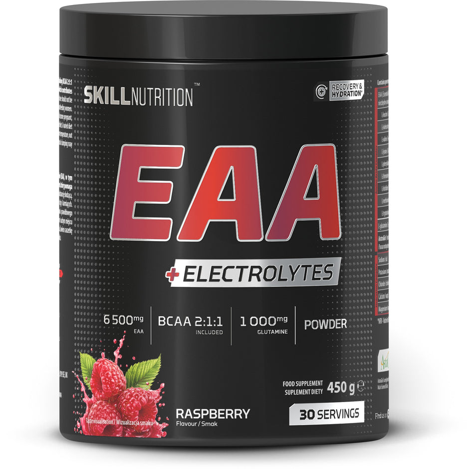 Skill Nutrition - EAA + Electrolytes, Raspberry - 450g