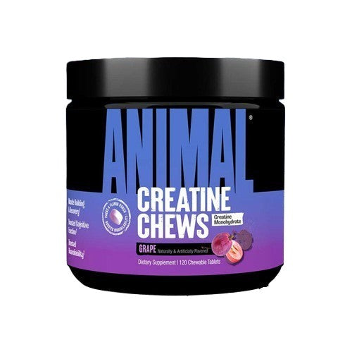 Animal Creatine Chews Grape 120 chewable tablets