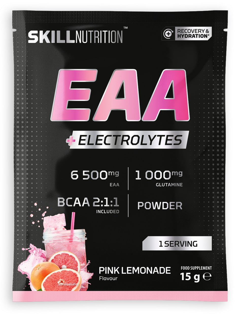 Skill Nutrition - EAA + Electrolytes, Pink Lemonade  - 15g (1 serving)