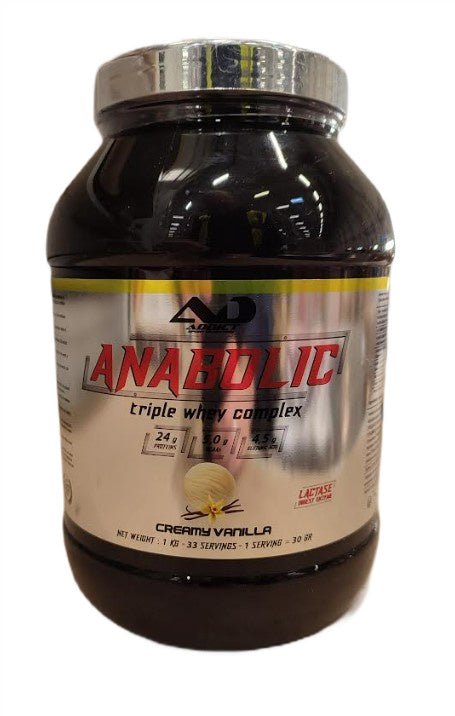 Addict Sport Nutrition Anabolic Triple Whey Complex Creamy Vanilla 1000g