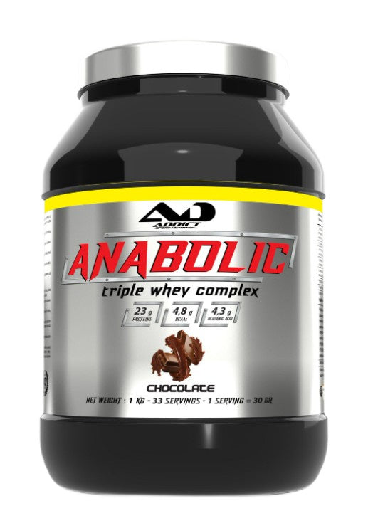 Addict Sport Nutrition Anabolic Triple Whey Complex Chocolate 1000g