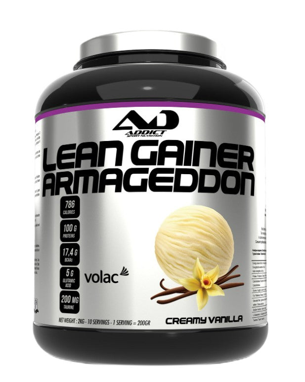 Addict Sport Nutrition Lean Gainer Armageddon Creamy Vanilla 2000g