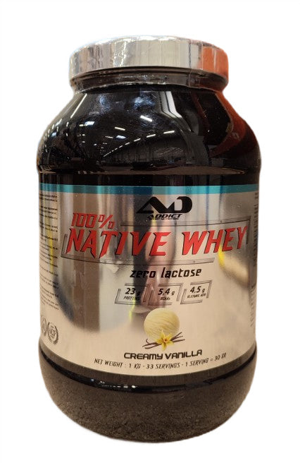 Addict Sport Nutrition 100% Native Whey Zero Lactose Creamy Vanilla 1000g