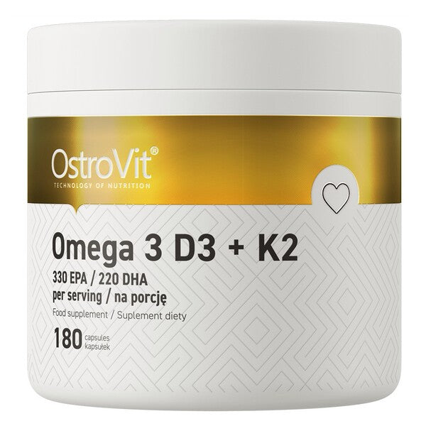 OstroVit - Omega 3 D3 + K2 - 180 caps