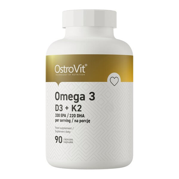 OstroVit - Omega 3 D3 + K2 - 90 caps