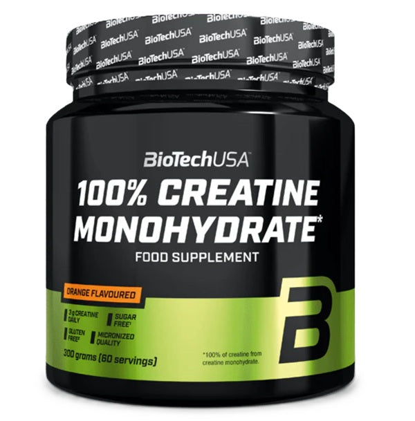 BioTechUSA - 100% Creatine Monohydrate, Orange - 300g
