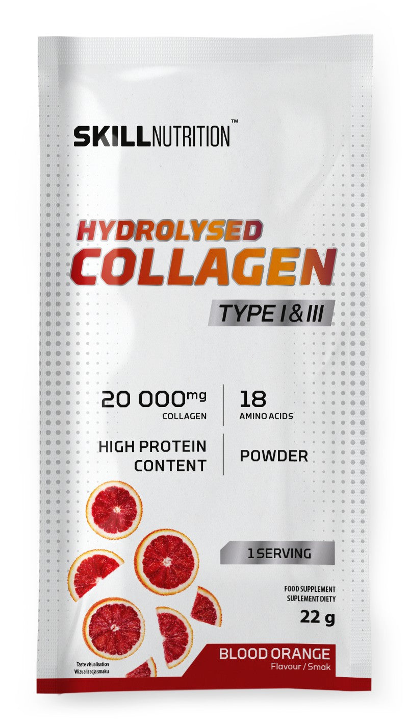Skill Nutrition - Hydrolysed Collagen Type I & III, Blood orange - 22g (1 serving)