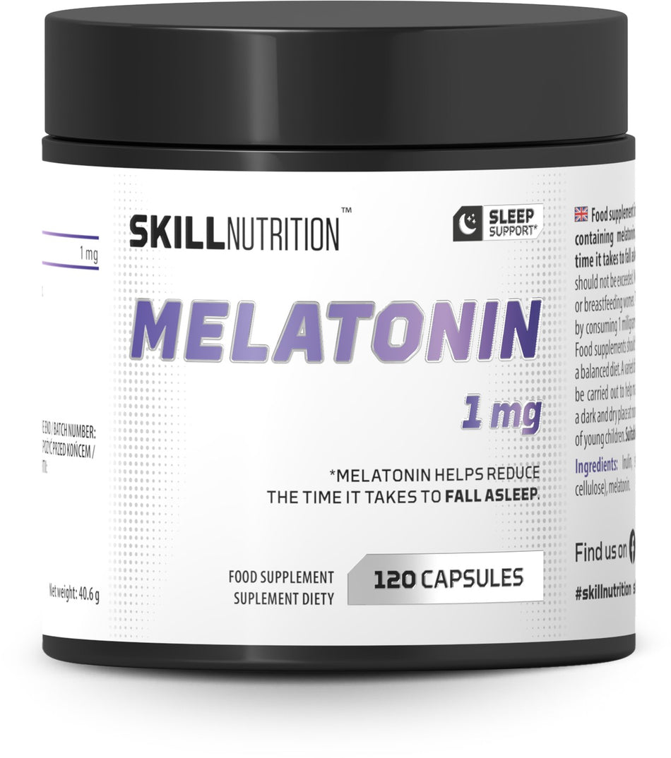 Skill Nutrition - Melatonin, 1 mg - 120 caps