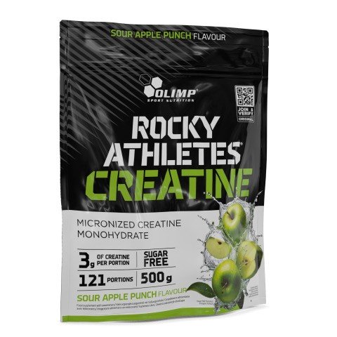 Olimp Nutrition - Rocky Athletes Creatine, Sour Apple Punch - 500g