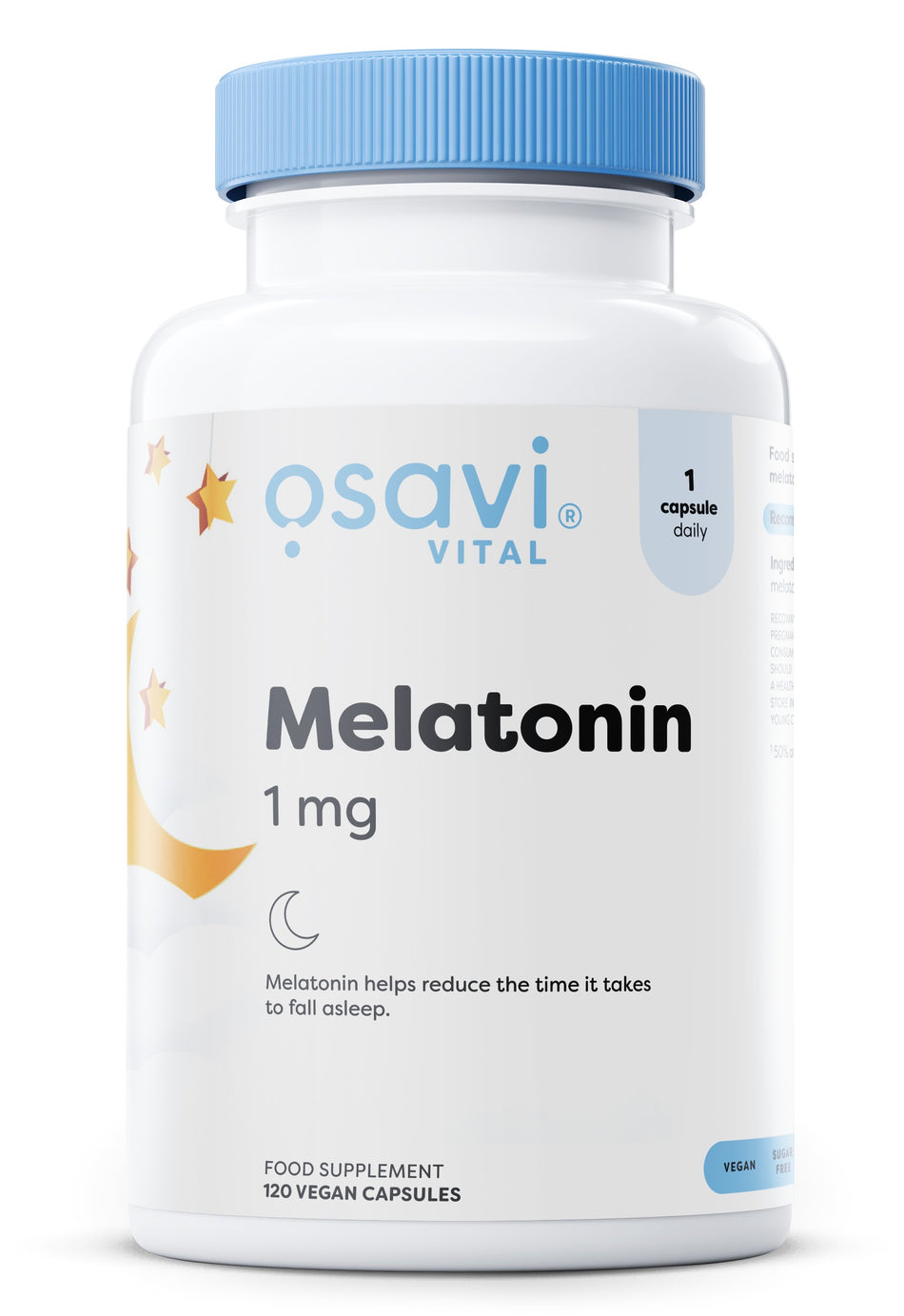 Osavi - Melatonin, 1mg - 120 vegan caps