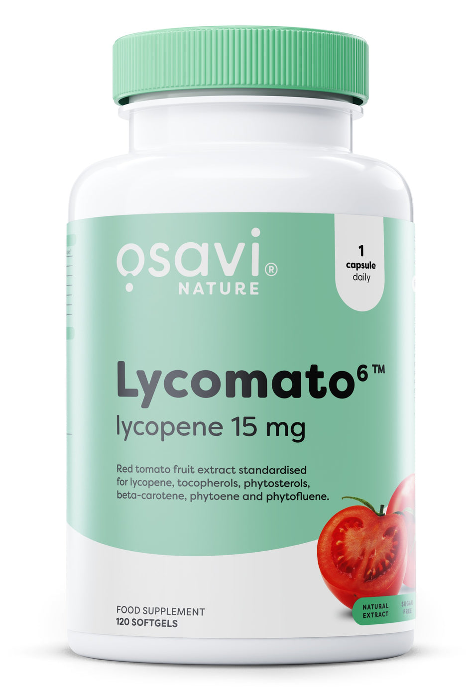 Osavi - Lycomato Lycopene, 15 mg - 120 softgels