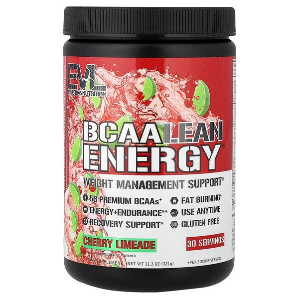 EVLution Nutrition BCAA Lean Energy Cherry Limeade - 321g