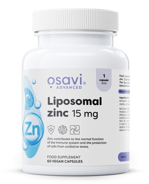 Osavi - Liposomal Zinc, 15mg - 60 vegan caps