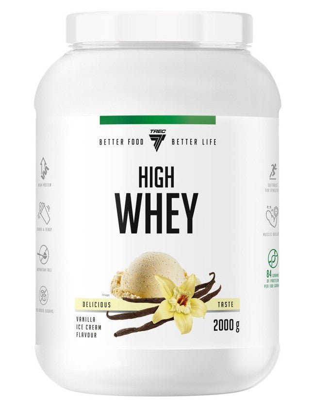 Trec Nutrition - High Whey, Vanilla Ice Cream - 2000g