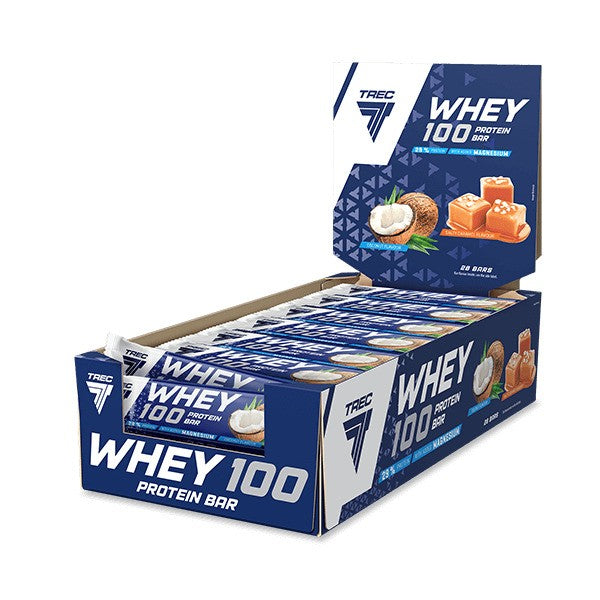 Trec Nutrition - Whey 100 Protein Bar, Coconut - 28 x 40g