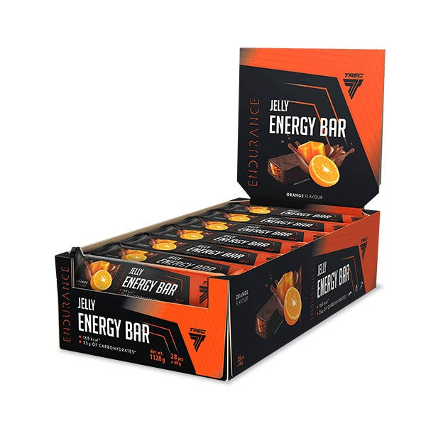 Trec Nutrition - Endurance Jelly Energy Bar, Orange - 32 x 40g