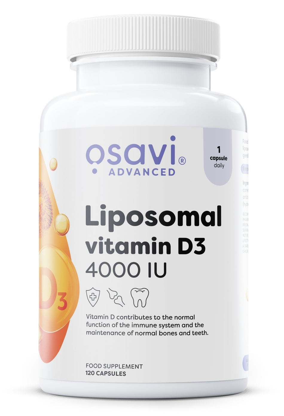 Osavi - Liposomal Vitamin D3, 4000 IU - 120 caps