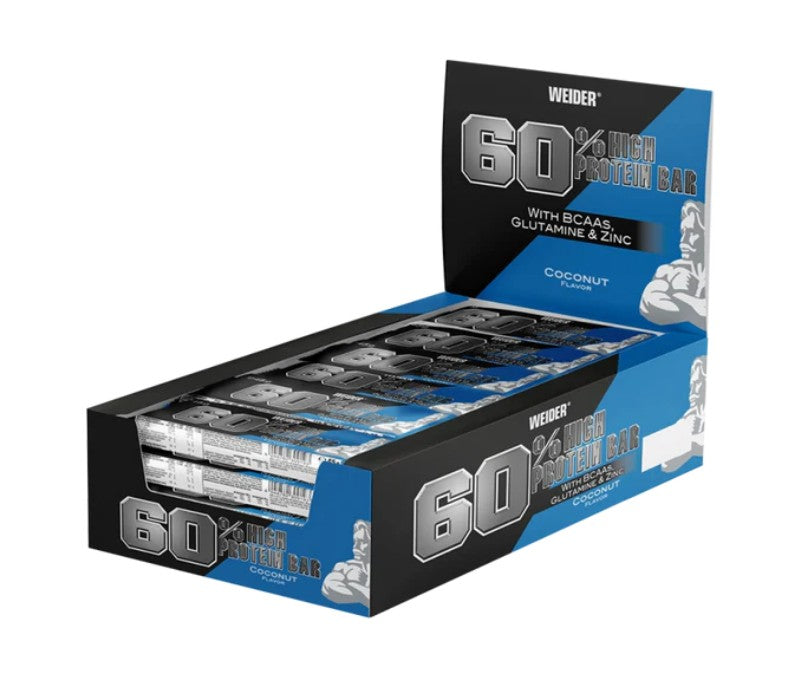 Weider - 60% Protein Bar, Coconut - 24 x 45g
