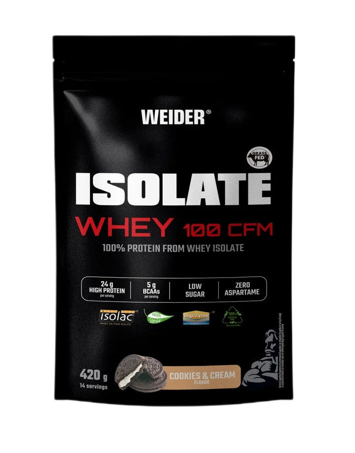 Weider - Isolate Whey 100 CFM, Cookies & Cream - 420g
