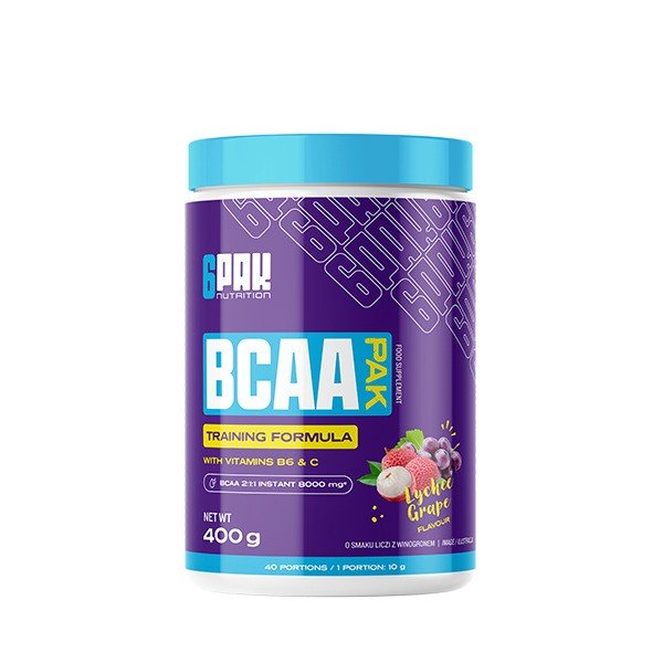 6PAK BCAA Pak Lychee Grape 400g