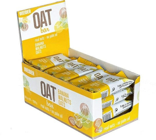 Weider - Oat Bar, Banana Walnuts - 20 x 60g