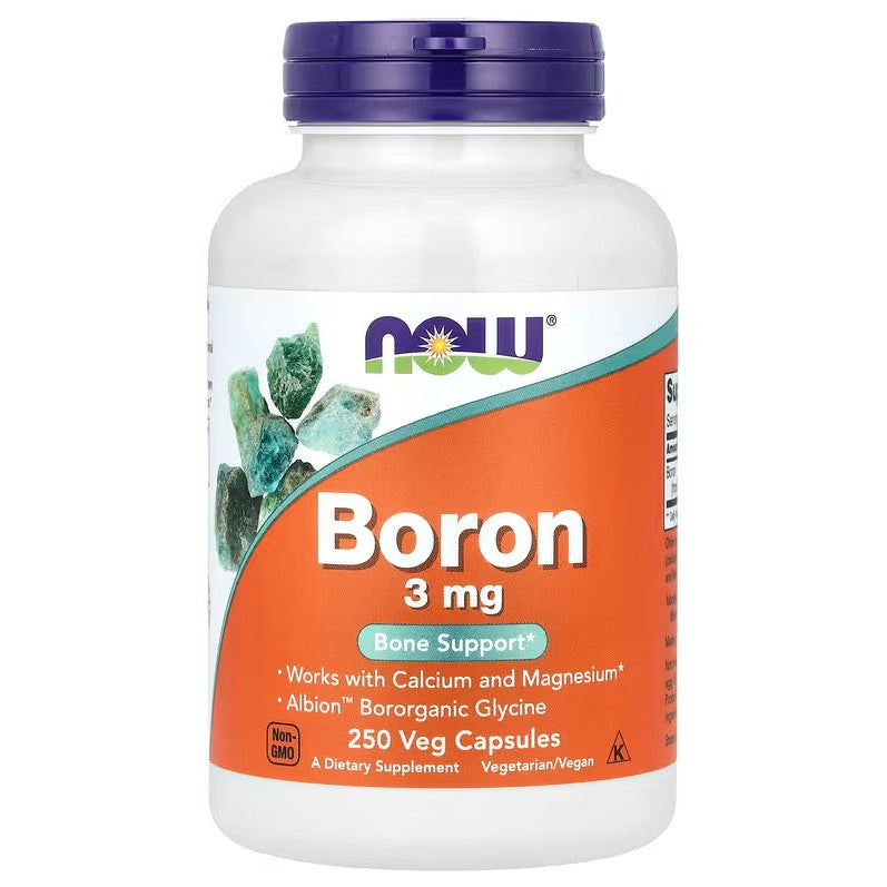 NOW Foods - Boron, 3mg - 250 caps