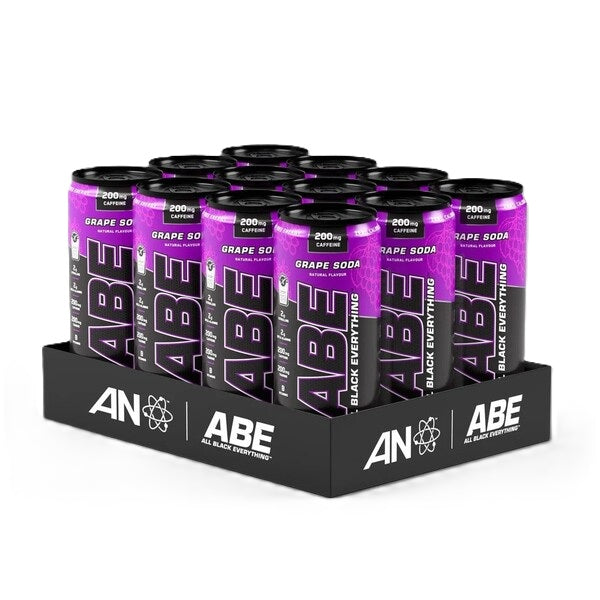 Applied Nutrition ABE Energy + Performance Cans Grape Soda - 12 x 330 ml.