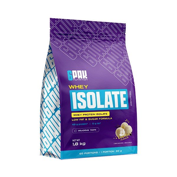 6PAK Whey Isolate Vanilla 1800g