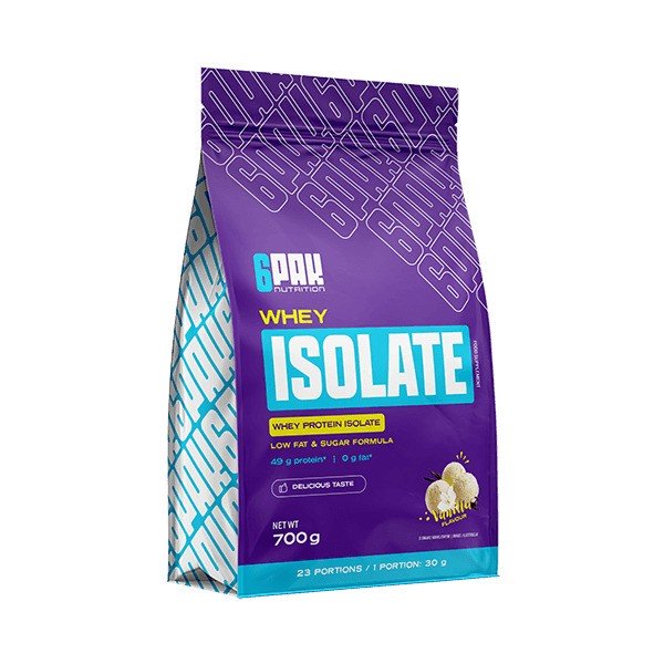 6PAK Whey Isolate Vanilla 700g