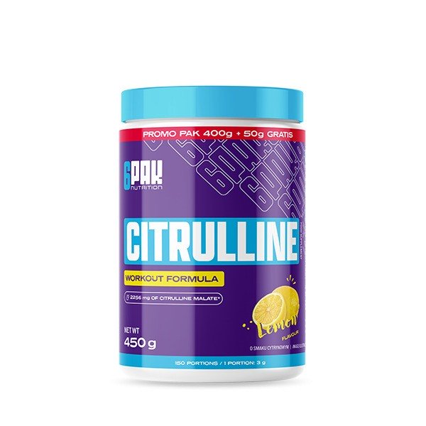 6PAK Citrulline Lemon 450g
