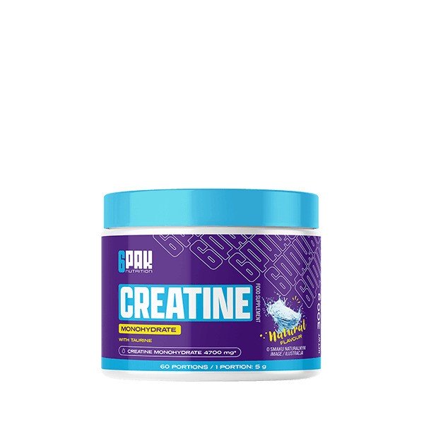 6PAK Creatine Monohydrate Natural 300g