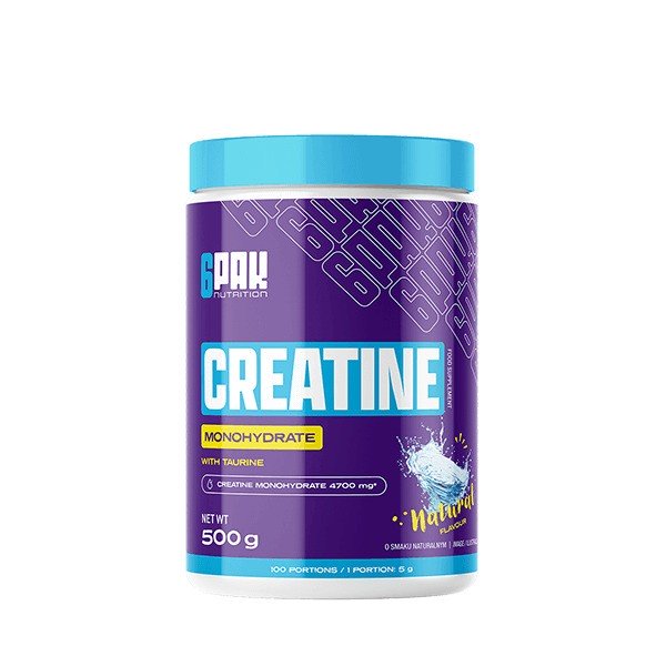 6PAK Creatine Monohydrate Natural 500g