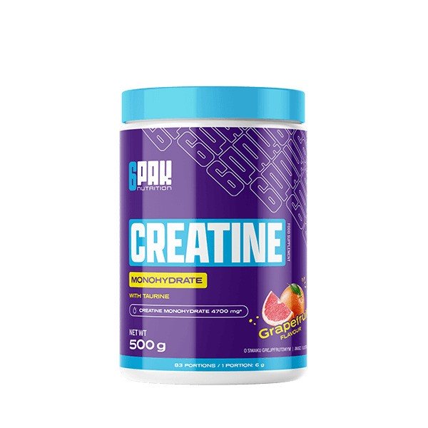 6PAK Creatine Monohydrate Grapefruit 500g