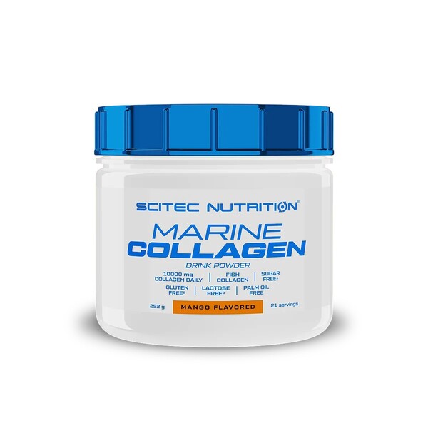 SciTec - Marine Collagen, Mango - 252g