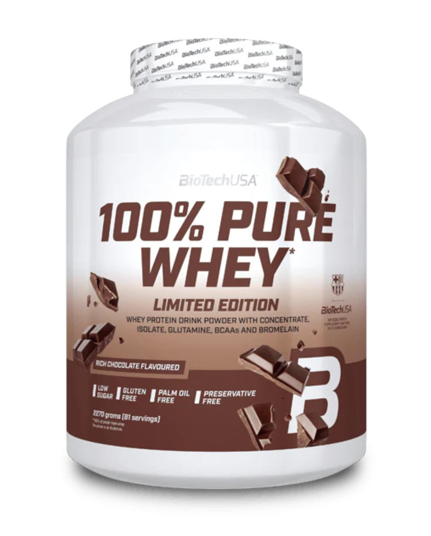 BioTechUSA - 100% Pure Whey, Rich Chocolate - 2270g
