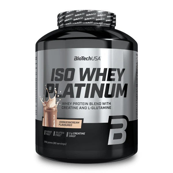 BioTechUSA - Iso Whey Platinum, Cookies & Cream - 1816g