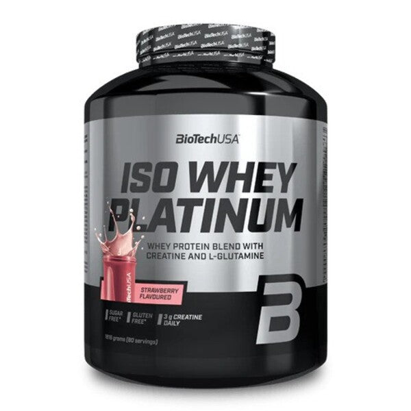 BioTechUSA - Iso Whey Platinum, Strawberry - 1816g