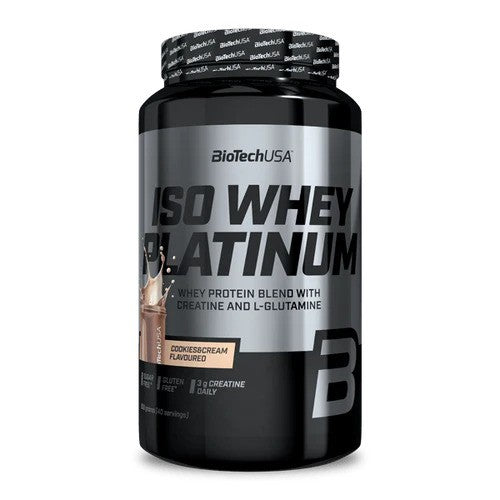 BioTechUSA - Iso Whey Platinum, Cookies & Cream - 908g