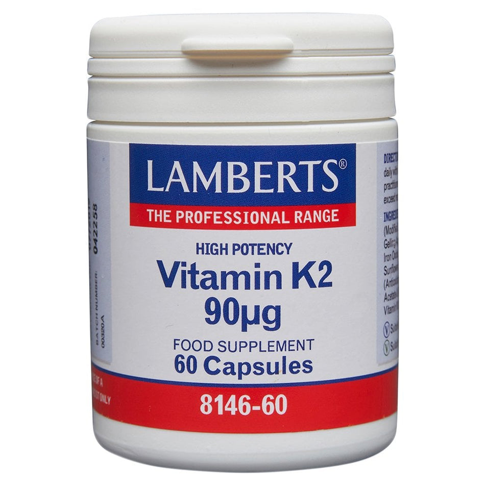 Lamberts Vitamin K2 90mcg 60 Capsules