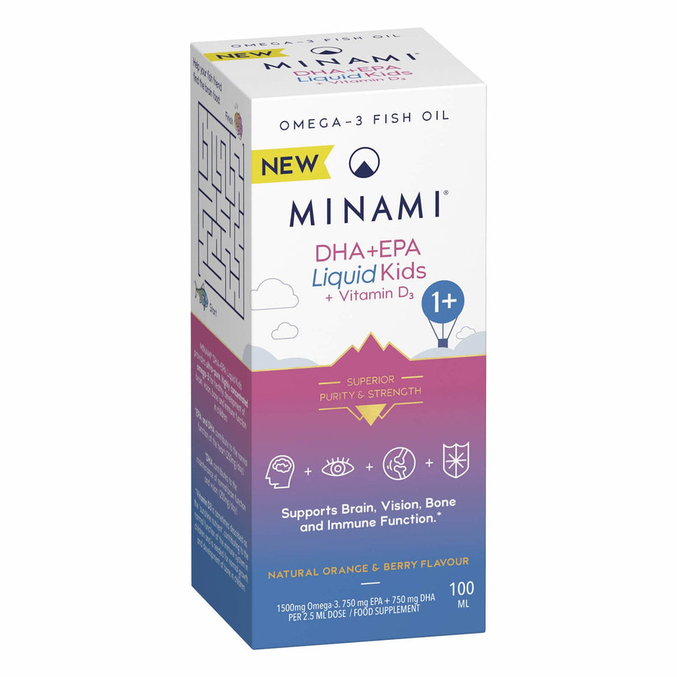 Minami DHA+EPA Liquid Kids + Vitamin D3 100ml