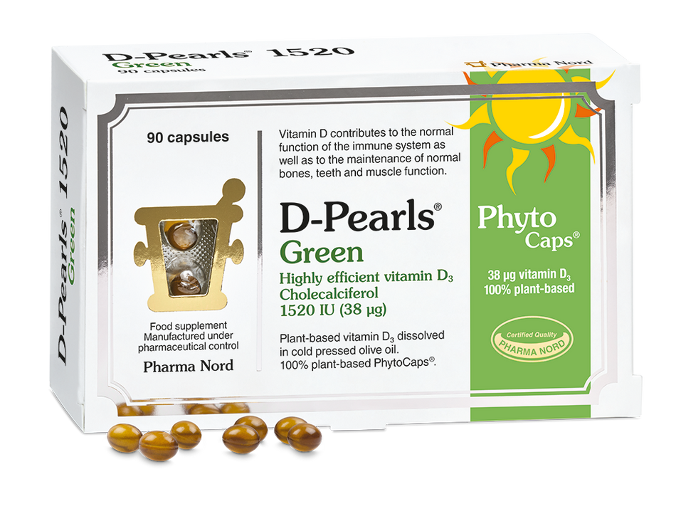 Pharma Nord D Pearls 1520 IU Green 90 Capsules